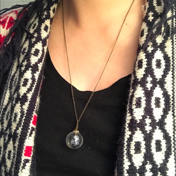 Handmade✨ Japanese Origani Crane in a Jar Pendant - Picture 5 of 5